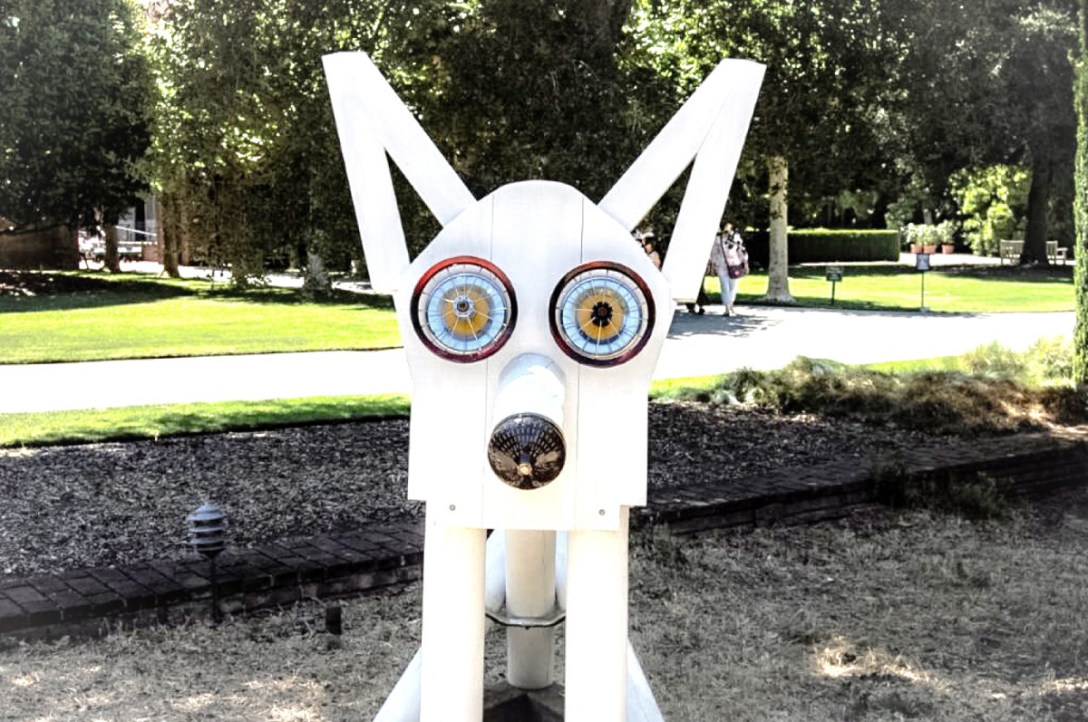 Filoli Dog Sculpture Adj