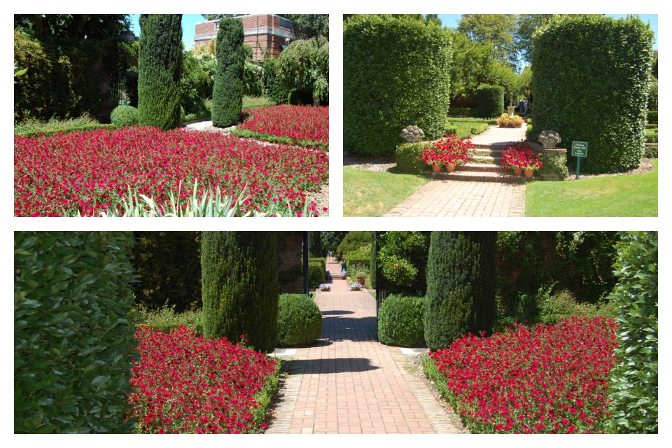 Filoli Walled Garden Collage