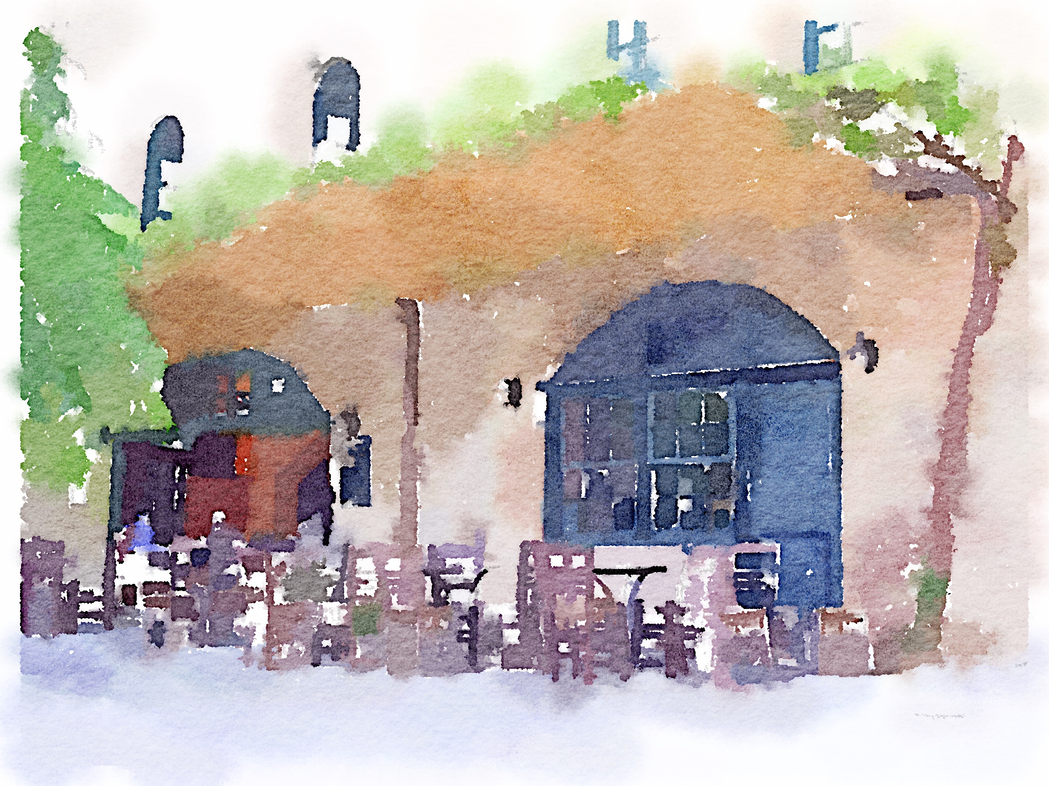 Monemvasia Waterlogue Image 1