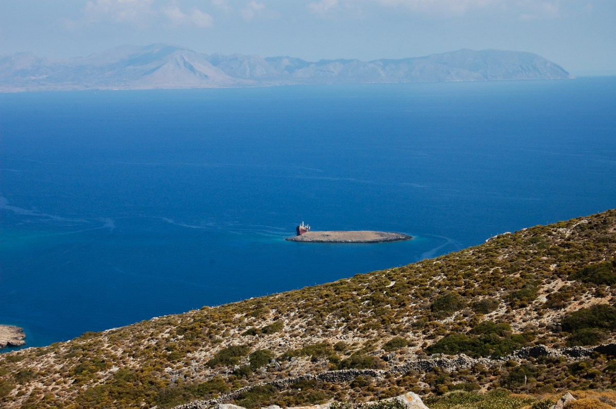 View to Shipwreck near Kythira_edited